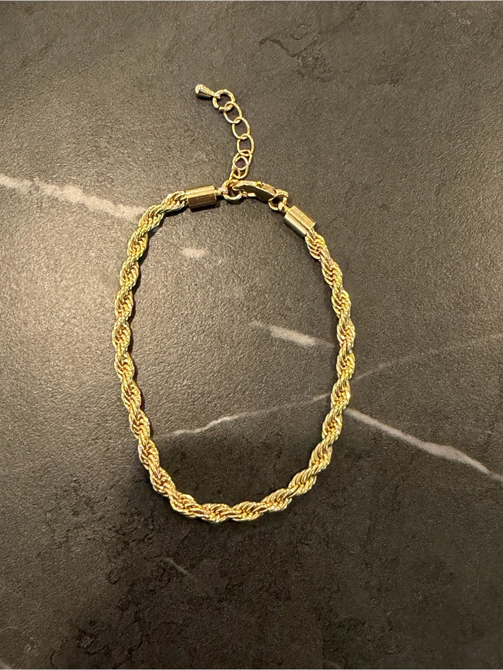 Gold Rope Style Bracelet